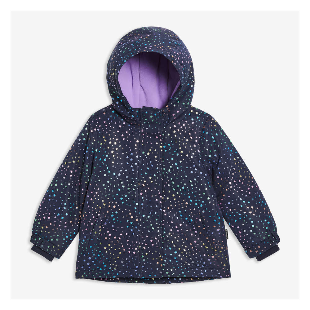 Polka dot raincoat deals with hood